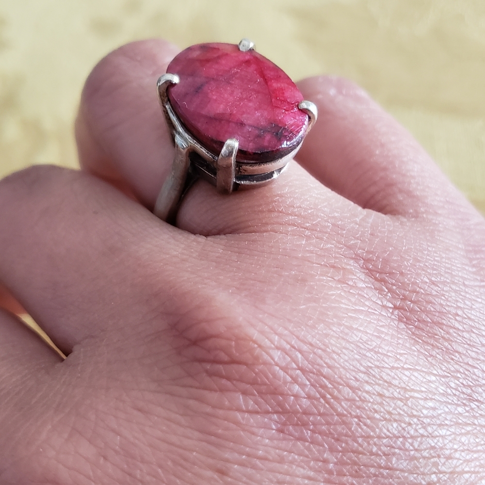 Estate 30 Ct. Genuine Ruby Ring - image 6